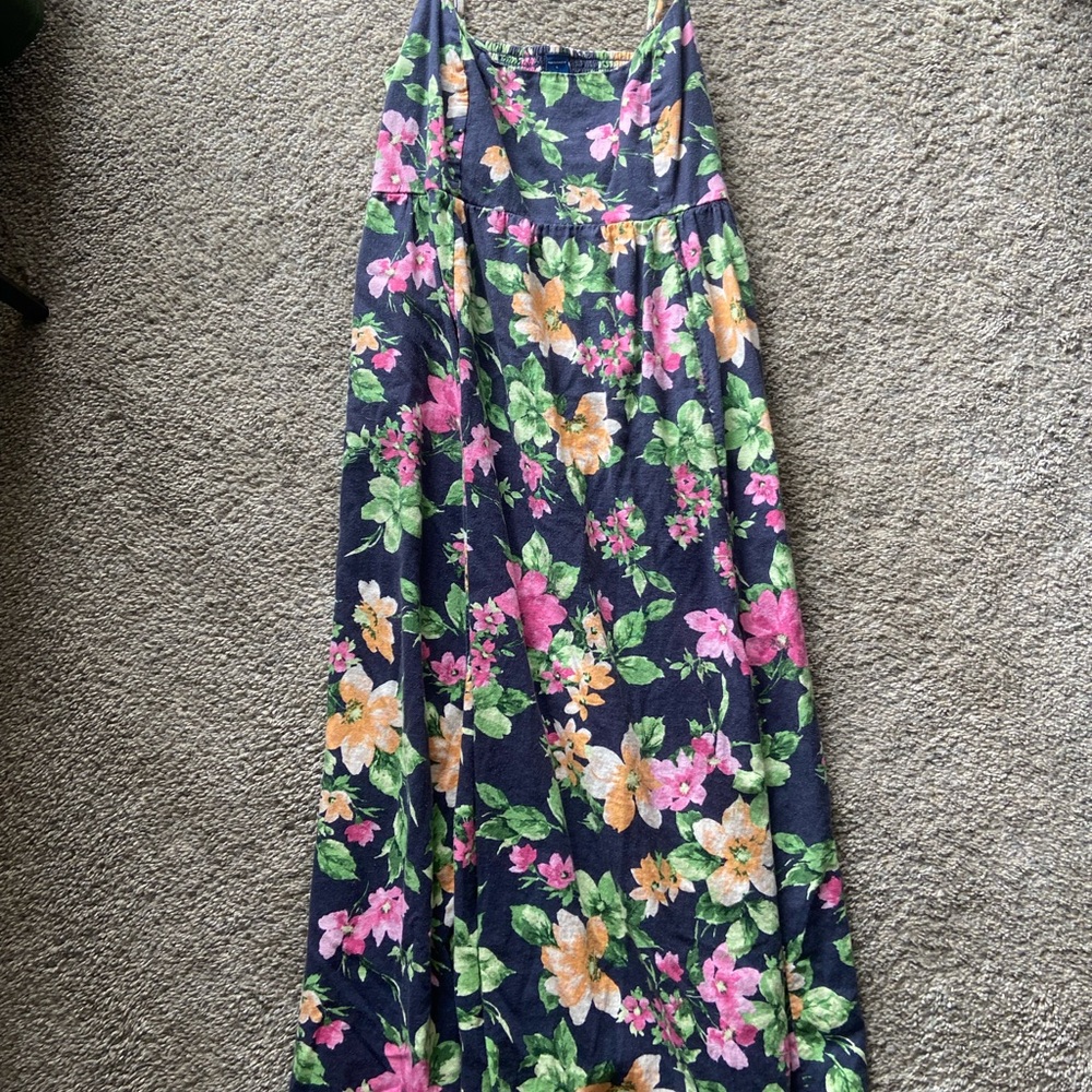 Old Navy Floral Maternity Dress - Pink, Green, Orange